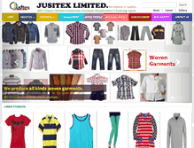 Tablet Screenshot of jusitex.com